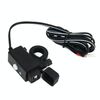 Adattatore USB impermeabile per moto con interruttore e doppia porta 5V CMS3882 6922733965903