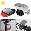 2 PCS 3W 240LM USB Solar Energy Set di luci per moto / bicicletta, luce anteriore + luce posteriore (bianca)
