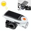 Luce anteriore per moto / bicicletta a energia solare USB 3W 240LM (bianca)