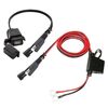 Kit caricabatterie USB impermeabile per moto 5V 2.1A Adattatore da SAE a USB, con prolunga