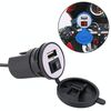 Caricabatterie universale per telefono USB per moto, ricarica rapida, consegna a colori casuali