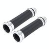 Impugnature per manubrio sinistro in metallo con struttura a rete da 2 pezzi con copertura in gomma per Yamaha