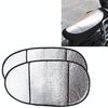 10 PCS Tappetino parasole per auto elettrica per moto Foglio riflettente al calore Foglio di alluminio Tappetini per auto