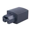 Adattatore per caricabatterie per cellulare USB 36-80V 1A per motocicletta elettrica (nero)