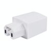 Adattatore per caricabatterie per cellulare USB a doppia porta 36-80V 2A per motocicletta elettrica (bianco)