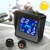 Sistema di allarme della pressione dei pneumatici TPMS a energia solare ad alta precisione per moto universale Monitor per pneumatici esterno