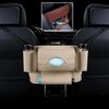 Sacchetto di carta appeso per asciugamano / tazza d'acqua per sedile anteriore dell'auto (beige)