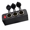 3 in 1 12-24 V 16A Accendisigari Accendisigari per auto con protezione da sovraccarico Controllo interruttore