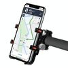 Staffa di supporto per telefono cellulare in lega di alluminio a sei artigli per motocicletta MPB-91 (nera)
