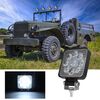 D0036 6.3W 10-30V DC 6000K 3 pollici 9 LED Square Offroad Truck Car Driving Light Faro da lavoro Faretto Fendinebbia