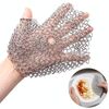 Acciaio inossidabile tondo ferro pulitore pentola spazzola scrubber pentole per la casa strumento di pulizia della cucina, dimensioni: 8 x 8 pollici