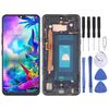 Schermo LCD originale per LG G8X ThinQ LMG850EMW LM-G850 digitalizzatore assemblaggio completo con cornice (nero)