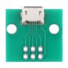 10 PCS Micro USB a 5pin V8 Porta di ricarica PCB Test Board