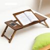 741zddnz Bed Bed Uso Pieghevole Altezza Pieghevole Regolabile Desk Desk Dormitorio Scrivania, Specifica: Colore classico di tè 88 cm Bambù di bambù