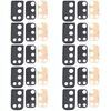 Per Samsung Galaxy M21 SM-M215 Copriobiettivo fotocamera 10 pezzi (nero)