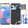 Schermo LCD Super AMOLED originale per Samsung Galaxy A30s Digitizer Assemblaggio completo con cornice