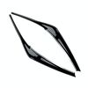 Autoadesivo della decorazione del foro del faro dell'automobile per Toyota Camry 2018+ (nero)