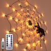 Lampada web a LED Spider with Remote Control Halloween Atmosphere Decoration Puntelli, Potenza: USB-IN