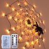 Lampada a LED Spider Web con telecomando Atmosfera di Halloween Atmosphere Puntelli, Potenza: BATTERY Box