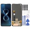 Schermo amoled originale con touch di ricambio per Asus Zenfone 8 ZS590KS I006D nero SPS3244B