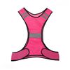 Vest riflettente sportivo Night Running Outdoor Riflettente Abbigliamento Abbigliamento Traffic Sicurezza Riflettente Vest riflettente, Stile: Senza LED (rosa)