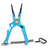 Pinze da pesca multifunzione a loop aperta con serratura (blu)
