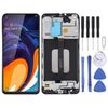 Schermo LCD originale per Samsung Galaxy A60 SM-A606 Digitizer Assemblaggio completo con cornice (nero)