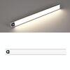 Lampada a LED wireless ad induzione automatica automatica intelligente 80 cm (argento + luce neutra)