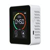 Misuratore di CO2 e qualità dell'aria con display di temperatura e umidità (semiconduttore, Bianco) TBD0601794401A