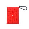 Custodia in silicone mobile a stato solido per Samsung T7 (rosso)