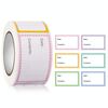 5 pz Data sicura Catalogo alimentare Autoadesivo autoadesivo, dimensioni: 5 x 3 cm (TA001)