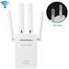 Ripetitore Wireless Smart WiFi Router con 4 Antenne WiFi, Specifiche Spina: Spina UE (Bianca)