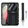 Custodia per telefono antipolvere antiurto antiurto per Samsung Galaxy S21 Ultra 5G Armor con supporto (camouflage)