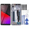 Schermo LCD OEM per Vodafone Smart X9 VFD820 Digitizer Assemblaggio Completo con Cornice (Argento)