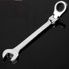 Combinazione Chiavetta a cricchetto con strumento a cricchetto a doppio perforazione della testa flessibile, specifica: 21mm