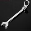 Combinazione Chiavetta a cricchetto con strumento a cricchetto a doppio perpudo flessibile, specifica: 24mm