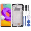 Schermo LCD originale Super AMOLED per Samsung Galaxy M22 SM-M225F digitalizzatore assemblaggio completo con cornice