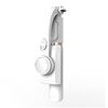 Q08 stabilizzatore cardanico Bluetooth telecomando treppiede selfie stick (bianco)