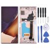 Schermo LCD originale Super AMOLED per Samsung Galaxy Note20 Ultra SM-N986 (versione 5G) digitalizzatore assemblaggio completo con cornice (oro)