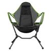 LT32004 Sedia a dondolo pieghevole portatile per esterni (verde)