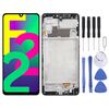 Schermo LCD originale Super AMOLED per Samsung Galaxy Galaxy F22 Assemblaggio completo con cornice
