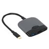 H0231 Base portatile per dock di espansione per dispositivi mobili / Nintendo Switch (grigio nero)