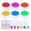 6 luci 2 telecomando Luce notturna a 13 colori RGB dimmerabile a infrarossi