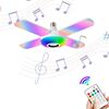 Telecomando intelligente Lampadina musicale pieghevole colorata con funzione audio, specifiche: 4 + 1