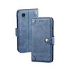 Custodia in pelle per Alcatel 1 Ultra idewei retro texture (blu)