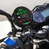 Morfayer YL-M05 5 In 1 Temperatura Ambientale Modello 9-24V LED Strumento di Modifica del Motociclo di Visione Notturna