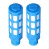 Silenziatore pneumatico in plastica LAIZE, calibro: 1 punto (blu)