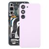 Per Samsung Galaxy S23 SM-S911B Coperchio posteriore batteria in vetro OEM con copriobiettivo fotocamera (rosa)