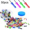 50pcs Mountain Road Bicycle Lega di alluminio Freno Shifting Cable Core Cap (Consegna colore casuale)