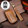 Per Kia Sportage R / K5 / K4 / K2 / KX3 Hallmo A Custodia protettiva per chiave in pelle di vacchetta per auto stile A (marrone)